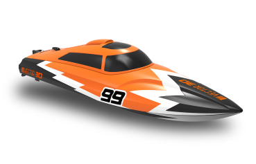10015 Vector SR30 Rennboot Elektro Brushed 2S RTR orange